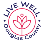 flower with words live well douglas county