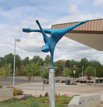 gymnast sculpture