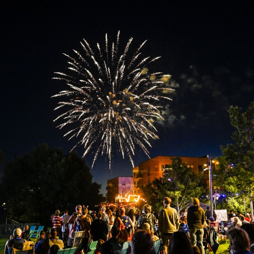 castle rock fourth of july firework display