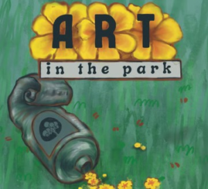 poster for art in the park