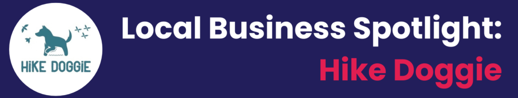 local business banner for hike doggie